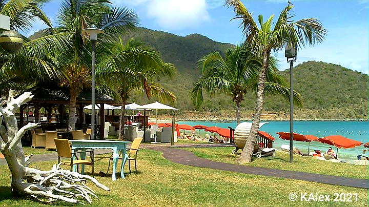 Plage à Saint-Martin par Kwédi Alexandra