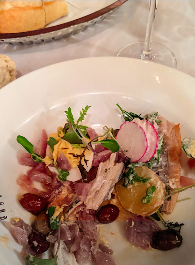 Oeufs mayonnaise au thon confit