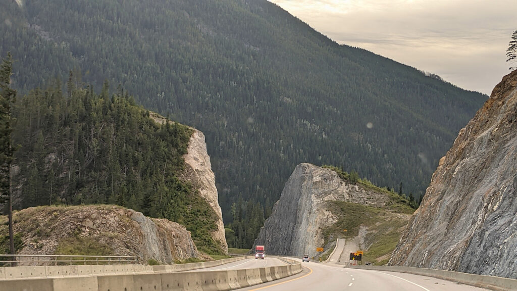 Transcanadienne au départ de Field, BC
