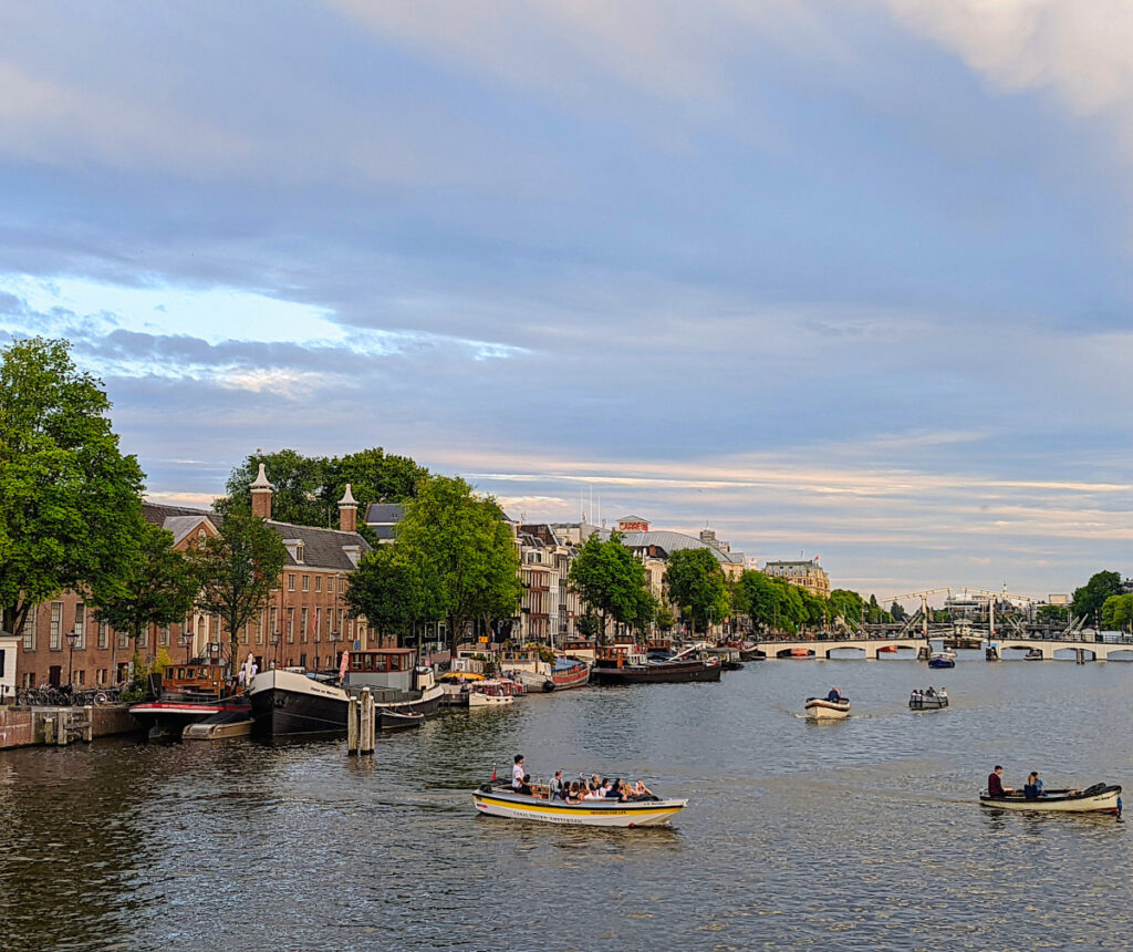 Vue sur le Magere Brug, Amsterdam