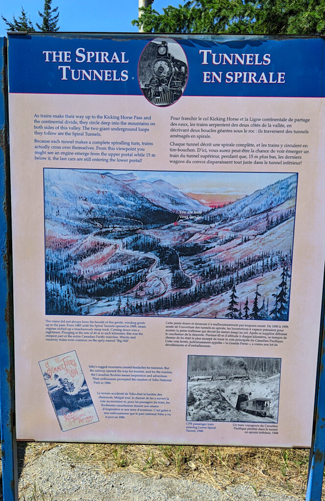 Belvédère des Tunnels en Spirale, parc Yoho